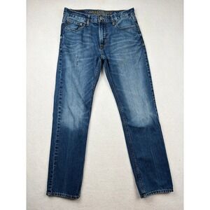 American Eagle Jeans Mens 30x32 Slim Straight Five Pocket